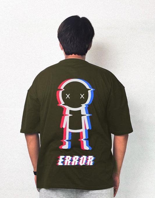 ERROR Printed Oversized T-shirt - Soliches