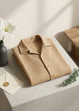 Soliches - Premium Beige Waffle Shirt