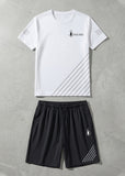 Soliches – Premium White Dri-Fit Printed Summer Suit