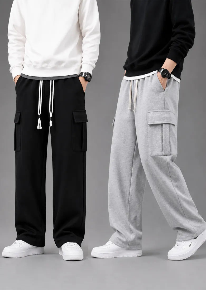 Bundle Of 2 Baggy Cargo Trousers – Soliches