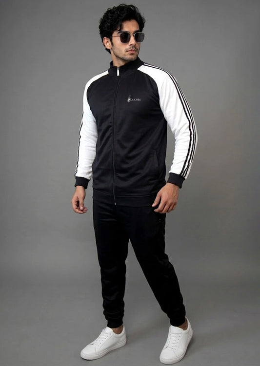 Winter White Contrast Tracksuit