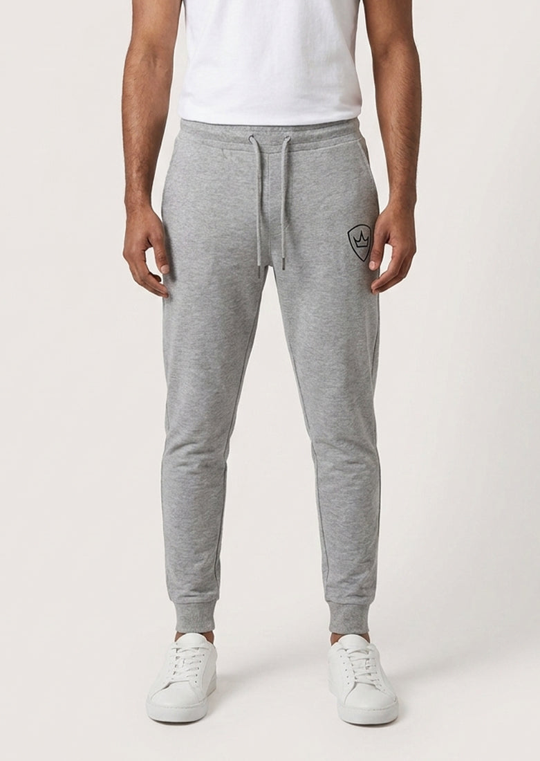 Soliches - Crown Emblem Grey Trousers