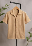 Soliches - Premium Beige Waffle Shirt