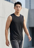 Soliches - Premium Black Dri-Fit Gym Sando