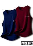 Bundle Of 2 Maroon & Navy Dr-Fit Sandos - Soliches
