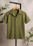 Soliches - Premium Olive Waffle Shirt