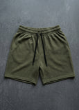 Soliches - Olive Textured Waffle Short