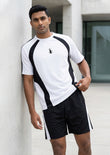 Soliches - Lightweight Monochrome Performance Panel Set – Athletic T-Shirt & Shorts Combo