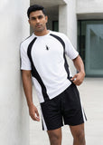 Soliches - Lightweight Monochrome Performance Panel Set – Athletic T-Shirt & Shorts Combo