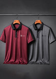 Bundle Of 2 Dri-fit Contrast Polo T-shirts  - Soliches