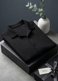 Soliches - Premium Black Waffle Shirt