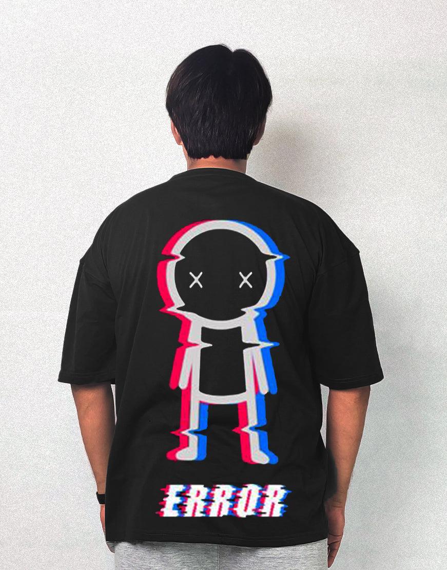 ERROR Printed Oversized T-shirt - Soliches