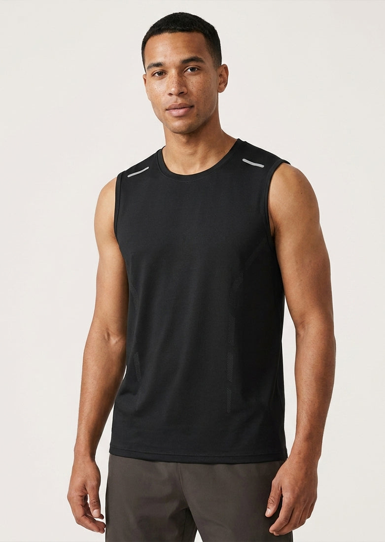 Soliches - Premium Black Dri-Fit Gym Sando