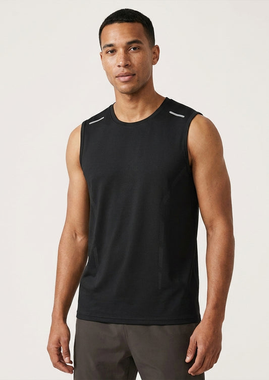 Soliches - Premium Black Dri-Fit Gym Sando