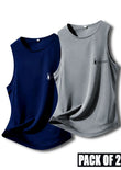 Bundle Of 2 Grey & Navy Dr-Fit Sandos - Soliches