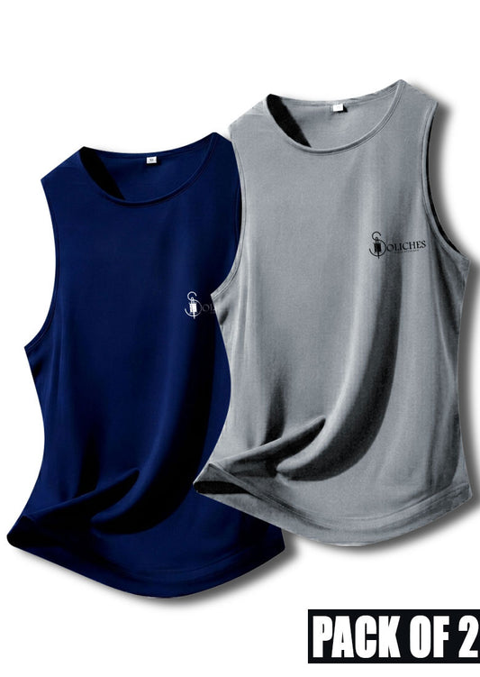 Bundle Of 2 Grey & Navy Dr-Fit Sandos - Soliches