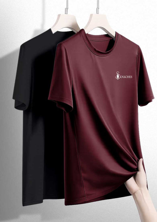 Bundle Of 2 Maroon & Black Dr-Fit T-shirts  - Soliches