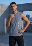 Soliches - Premium Grey Dri-Fit Gym Sando