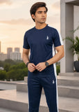 Soliches – Premium Navy Athletic Outfit – Modern Comfort Wear