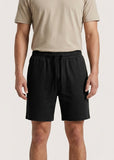 Soliches - Black Textured Waffle Short