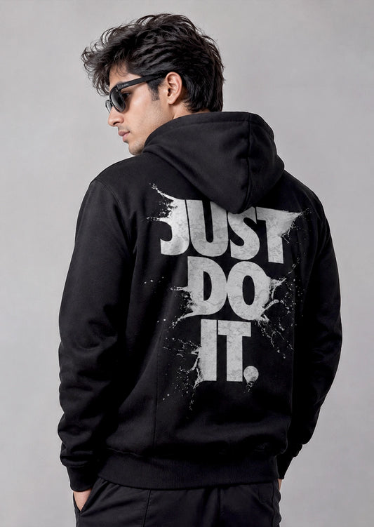 Just Do It Back Printed Hoodie