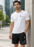 Soliches – Premium White Dri-Fit Printed Summer Suit