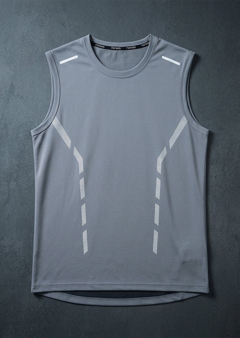 Soliches - Premium Grey Dri-Fit Gym Sando