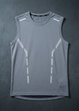 Soliches - Premium Grey Dri-Fit Gym Sando