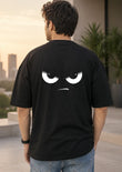 Angry Face Printed Oversized T-shirt