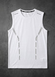 Soliches - Premium White Dri-Fit Gym Sando
