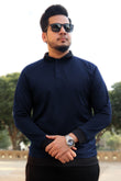 Navy black polo Sweatshirt
