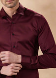 Maroon Formal Shirt For Mens