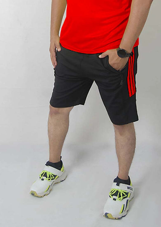 Red Stripe Quick Dry Short