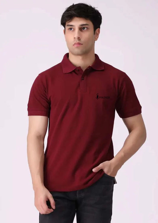 Soliches Premium Maroon Polo T-Shirt