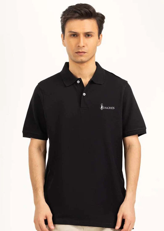Soliches Premium Black Polo T-Shirt