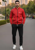 Red Varsity Jacket With Trouser For Mens