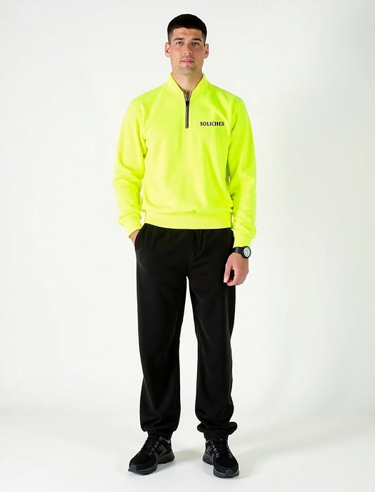 Winter Neon Zipper Tracksuit