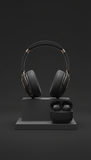 Charcoal Black over-ear wireless headphones