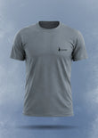 Soliches Performance Dri-Fit T-Shirt – Steel Grey | Lightweight Sports & Gym Tee for Men