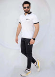 Black Contrast Dri-Fit Polo Tracksuit