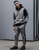 Steel Grey Pullover Hooded Tracksuit