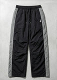 Black Panelled Baggy Trouser - Soliches