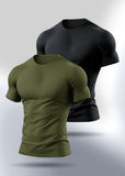 Bundle Of 2 Olive & Black Dr-Fit T-shirts  - Soliches