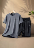 Soliches – Grey Dri-Fit Performance Gym Set