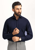 Navy Blue Formal Shirt For Mens