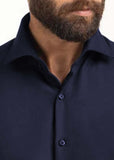 Navy Blue Formal Shirt For Mens