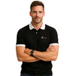 Soliches Premium Black Contrast Polo T-Shirt