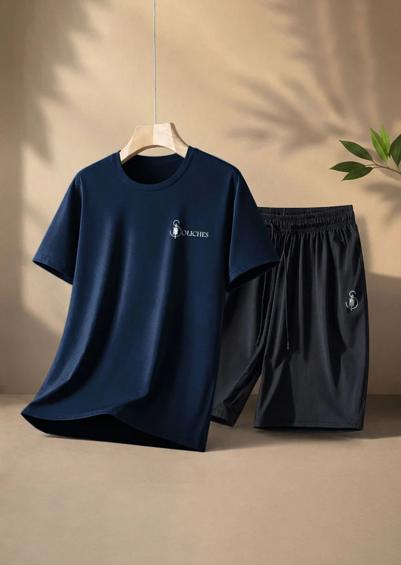 Soliches – Navy Dri-Fit Performance Gym Set
