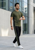 Soliches – Premium Olive Athletic Outfit – Modern Comfort Wear