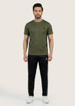 Soliches – Premium Olive Athletic Outfit – Modern Comfort Wear